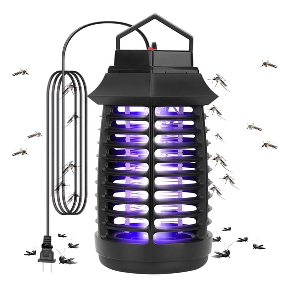 HIBIBUD Electric Bug Zapper Lamp,Mosquito Killer Harmless Fly Traps mosquito zapper indoor