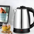 thumbnail image 1 of HIBIBUD 2026 New Electric Kettle Stainless Steel Hot Water Kettle with Auto Shut Off and Boil Dry Protection Tech Electric Hot Water Pot Fast Boil for Coffee Tea Beverages, 1 of 7