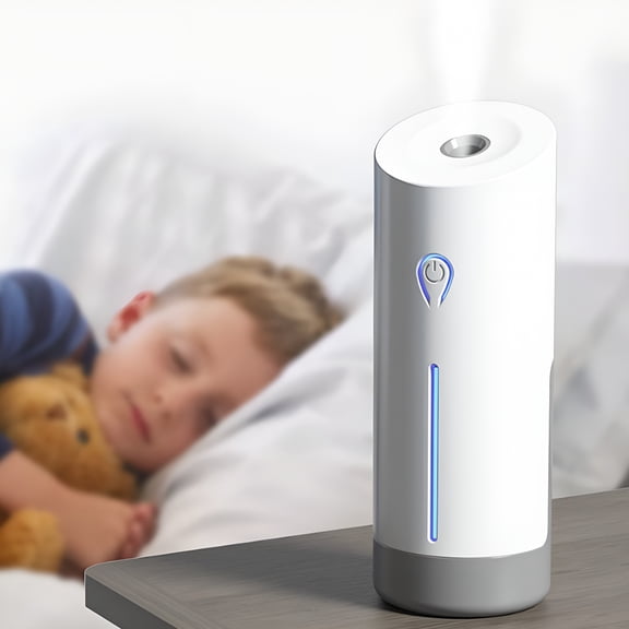 HIBIBUD 2026 New Essential Oil Diffuser,Waterless Cold Mist Aromatherapy Nebulizer,Battery Operated Scent Diffuser with 3 Mist Levels for Home,Car,Office,Portable 50Ml Capacity Kids Nebulizer