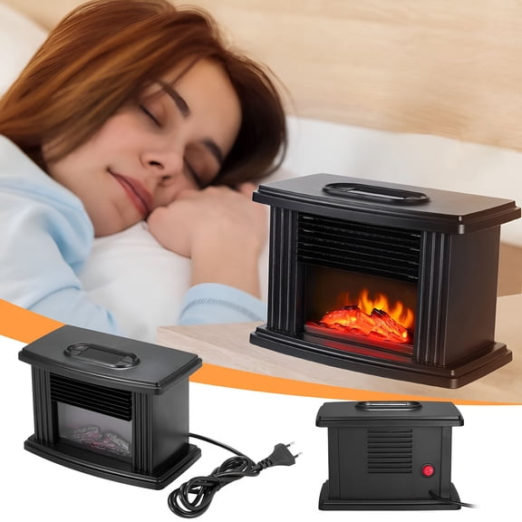 HIBIBUD 2026 New European Fireplace Heater Fan-Ceramic Space Heater for Living Room, Bedroom, Bathroom-Energy Saving, 3 Modes(1000W/2000W), 120 Wide-Angle Heating, Safe for Babies&Pregnant Women