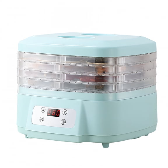 HIBIBUD 2026 New Food Dehydrator Machine 110V 360 Airflow Dryer Machine with Digital Adjustable Timer&Temperature Control for Candy&Snacks Food and Jerky,Herbs,Fruit,Dog Treats,Meat (With 6 Trays)