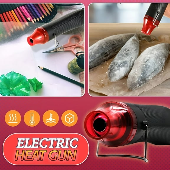 HIBIBUD 2026 New Heat Shrink Wrap Tool Crafts Diy Drying Embossing Tools & Home Improvement for Crafts, Jewelry, Electronics, Model Making, Diy Projects 1 X Hot Air Gun