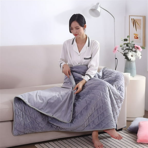 HIBIBUD 2026 New Heated Blanket Electric Throw,55X40 Soft Fleece Electric Blanket,3 Heat Settings Flannel Electric Blanket with Hand Controller,Machine Washable,Auto Shut Off