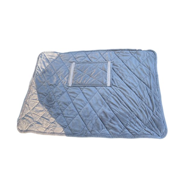 HIBIBUD USB Heated Blanket, 45C Constant Temp Electric Throw, Soft Washable Crystal Fleece Warming Pad for Bed, Sofa, Office, Gray, 60x80cm