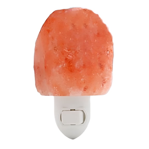 HIBIBUD 2026 New Himalayan Salt Lamp Plug in Night Light,Bulbs Bathroom Bedroom Night Light,Pink Crystal Rock Salt Hand Crafted