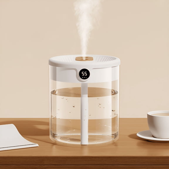 HIBIBUD 2026 New Humidifier Plant Humidifier Ultra-Quiet with Humidity Indicator for Home,Office,Greenhouse,Bedroom 2000Ml