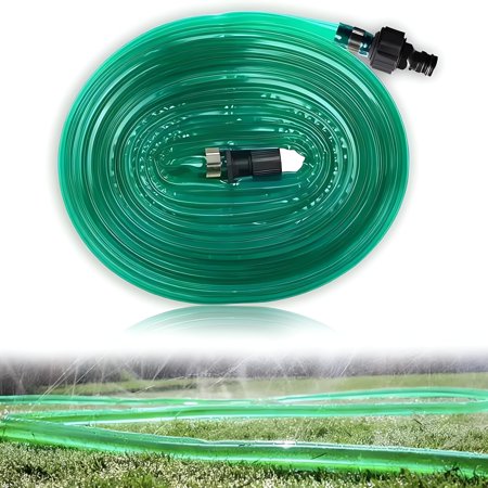 HIBIBUD 2026 New Irrigation Hose Water Hose Sprinkler Watering Hose Farm Plant Irrigation Pipe Flexible Watering Hose with Holes Plant Gardening Hose Replacement for Garden, Lawn, Farm