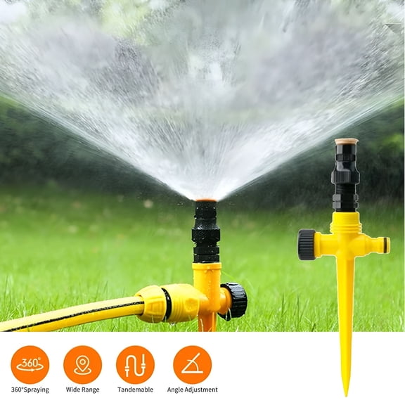 HIBIBUD 2026 New Irrigation System for Garden,360 Rotation Auto Irrigation System Kit Automatic Garden Watering Misting System for Greenhouse Outdoor Garden & Patio Irrigation System