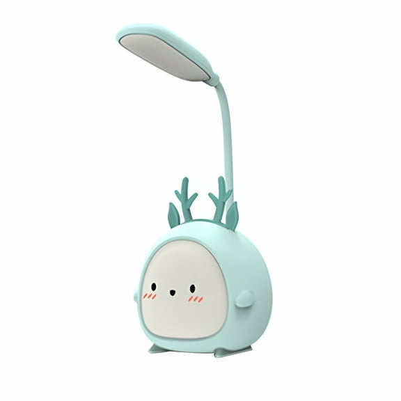 HIBIBUD 2026 New Kids Smart Desk Lamp Cute Lights for Bedroom | 3 Modes Foldable Deer Smart Night Light | Small Desk Lamp with Color Light | Cartoon Table Lamp for Living Room | Children Animal Light