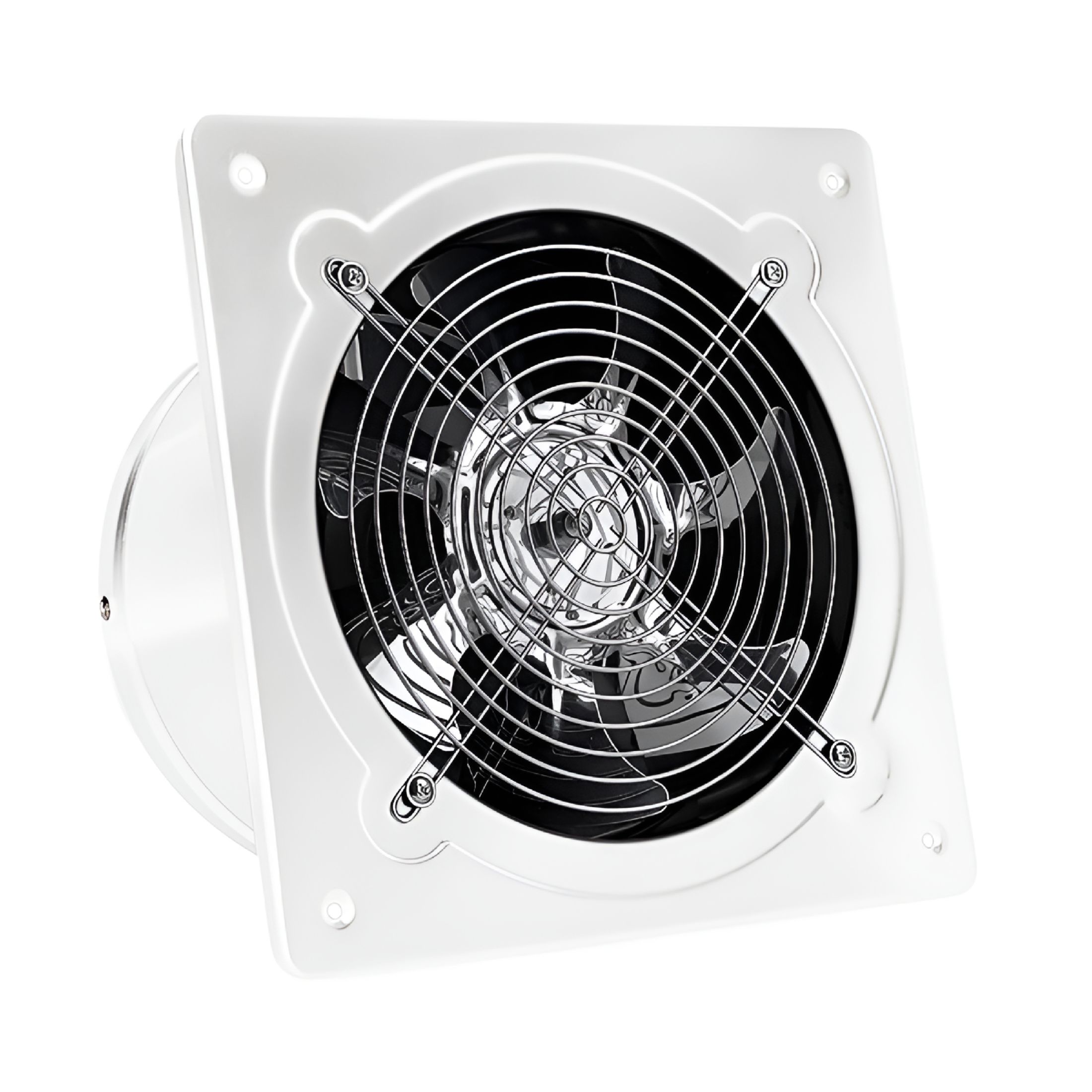 HIBIBUD 2026 New Kitchen Oil Fume Ventilation Fan for Kitchen, Bathroom, Laundry, Garage Silent Exhaust Fan Bathroom Window Mounted Powerful Exhaust Fan