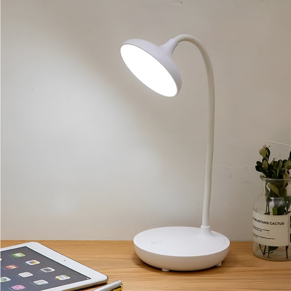 HIBIBUD 2026 New Led Dimmable Bedside Reading Desk Lamp Flexible Touch Table Study Night Light,For Bedroom, Study, Office, Dorm, Reading, Work