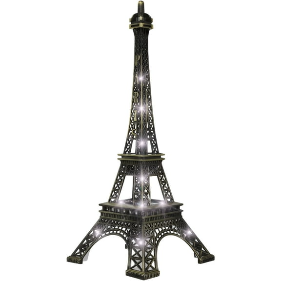 HIBIBUD 2026 New Led Eiffel Tower Floor Lamp Nightlight Metal Model Decoration Gift for Bedroom,Living Room,Office,Study,Shelf