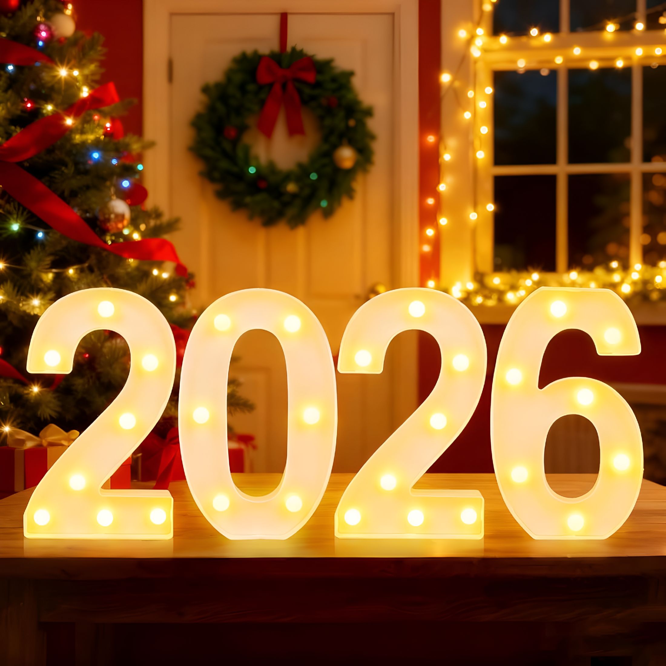 HIBIBUD 2026 New Light Up Numbers 2026,Light Up Numbers for Xmas New ...