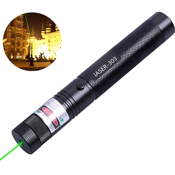 HIBIBUD 2026 New Military Green Visible 303 Laser Pointer Lazer Light Presentation Supplies Beam Green for Presentations, Lectures, Classroom, Meetings, Projector Use, Outdoor Activities