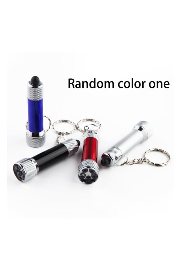 2026 New Mini 5Led Flashlight Torch Light Keychain Outdoor Pocket Portable Emergency Light for Hiking Climbing for Camping, Travel, Fishing, Walking (Random Color)