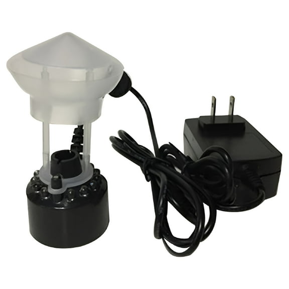 HIBIBUD 2026 New Mini Fog Machine Pond Fogger With LED Light Indoor Outdoor Fountain Fog Machine