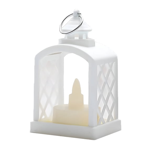 HIBIBUD 2026 New Mini Lantern with Led Candle,Small Lanterns Decorative for Halloween Decorations,Christmas Table Centerpiece,Flickering Candle Holders for Diwali Wedding Medieval Decor,Ornaments