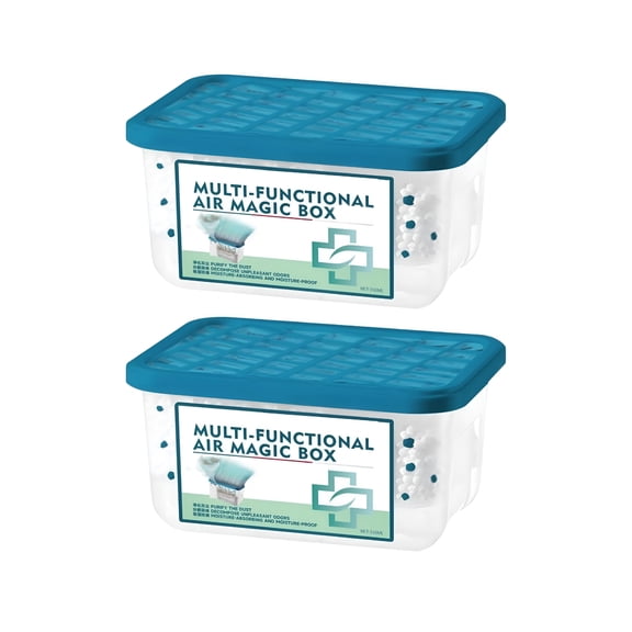 HIBIBUD 2026 New Multi-Functional Air Magic Box Indoor Air Purification and Odor/Toxin Removal with 4.23Oz Capacity,2 Pcs Pack Options Available for Home Office Use