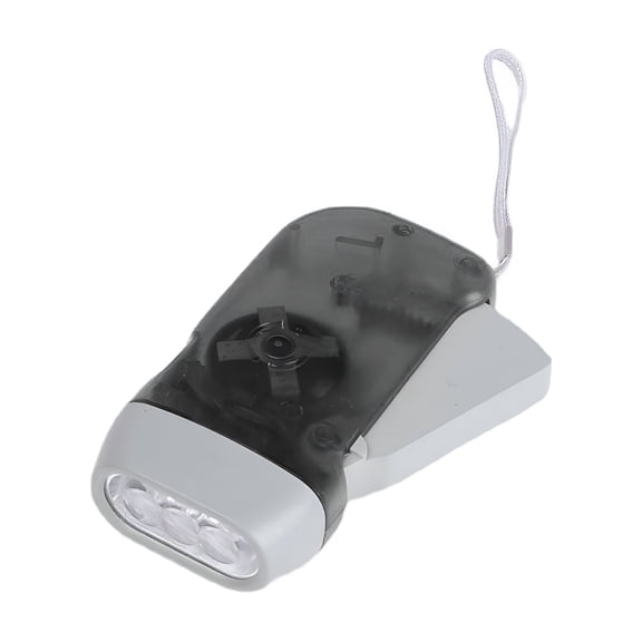 HIBIBUD 2026 New Outdoor Led Manual Pressure Generator Crank Flashlight No Battery Flashlight Camping Light Lamp Emergency Survival Tool