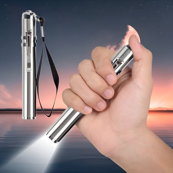 HIBIBUD 2026 New Pocket Pen Led Light Flashlight - Small, Mini, Stylus Penlight with Clip - Perfect Flashlights for Inspection, Work, Repair, 2 X Aaa Batteries (Not Included) Small Flashlight Mini