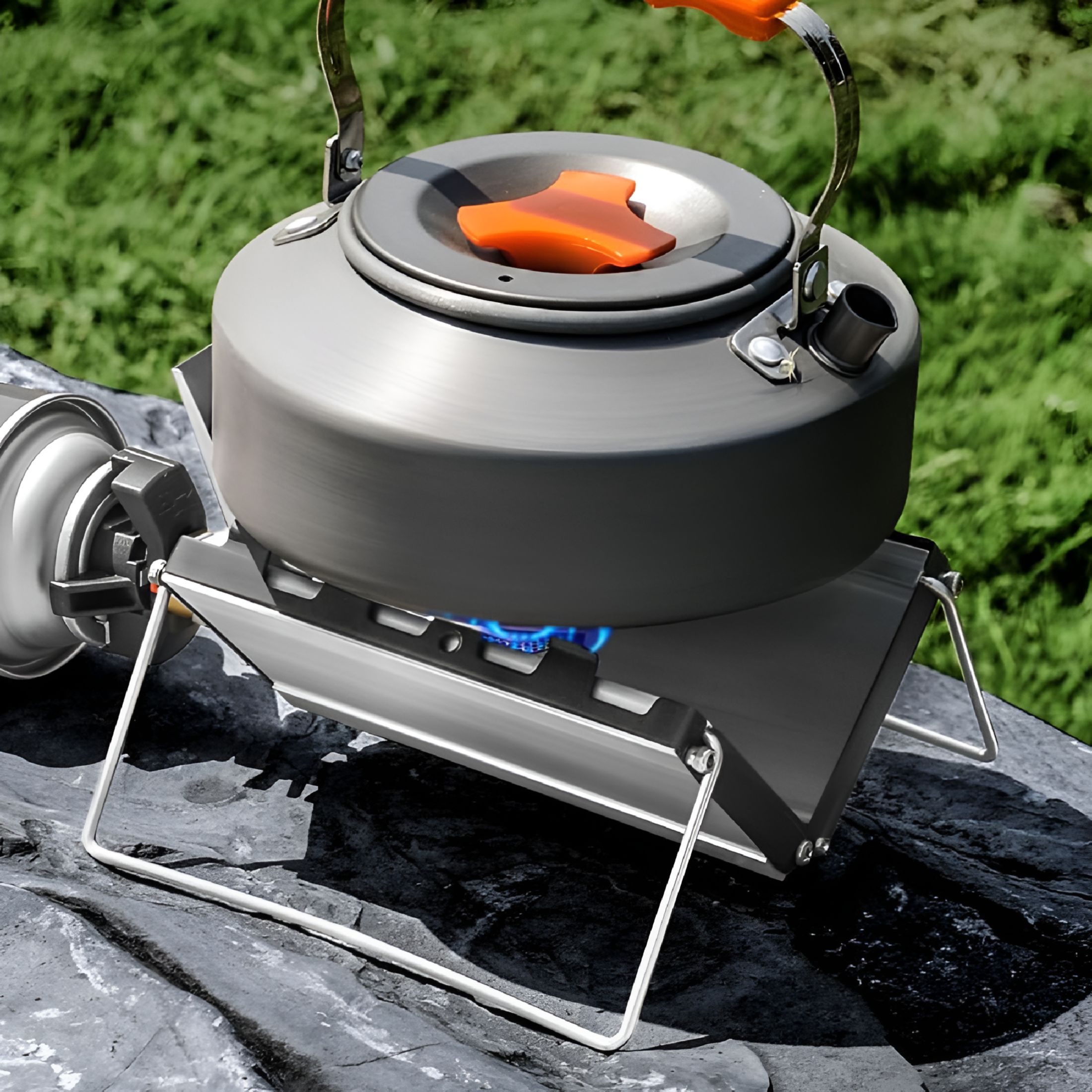 HIBIBUD 2026 New Portable Camping Cassette Stove Folding Gas Stove for Camping,Picnic,Backyard,Hiking Windproof
