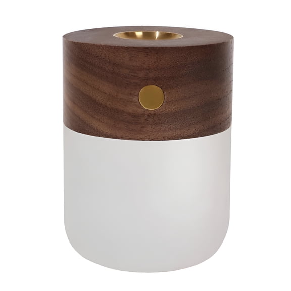 HIBIBUD 2026 New Portable Essential Oil Diffuser,Wood Aromatherapy Diffuser with Warm Light,Battery Operated Diffuser for Essential Oils for Home