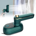 thumbnail image 1 of HIBIBUD 2026 New Portable Garment Steamer,2-In-1 Handheld Clothes Steamer and Dry Iron,30-Second Heat Up,50Ml Tank,For Travel,Home Use,Curtains,Bed Linens for Office,Hotel,Closet Green, 1 of 3