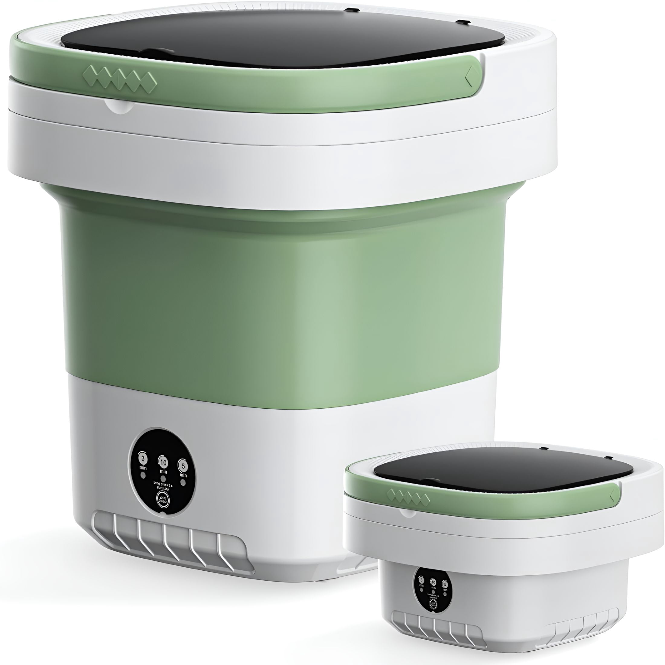 HIBIBUD 2026 New Portable Washing Machine,16L Foldable & Lightweight,3 Cleaning Modes,Compact Laundry,No Installation & Easy to Use for Travel,Rv,Small Apartment & Dorm Room