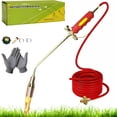 thumbnail image 1 of HIBIBUD 2026 New Propane Torch Weed Burner Kit,High Output Portable Propane Torch Gun Weed Burner 15.7In Hose with Push Button Igniter for Weeds,Garden (Nozzle Diameter: 1.2M Tube), 1 of 7