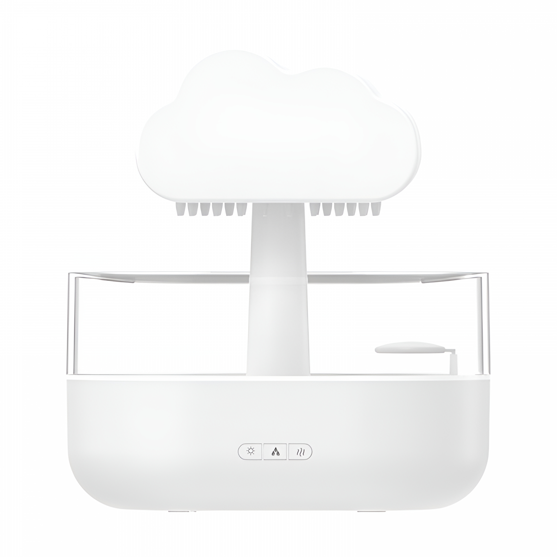 HIBIBUD 2026 New Rain Cloud Humidifier Water Oil Diffuser with 7 Colors Led Lights Raining Cloud Night Light for Sleeping Relaxing Home Office Baby Humidifiers