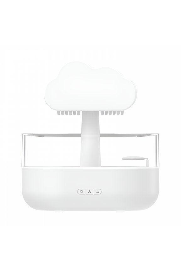 2026 New Rain Cloud Humidifier Water Oil Diffuser with 7 Colors Led Lights Raining Cloud Night Light for Sleeping Relaxing Home Office Baby Humidifiers