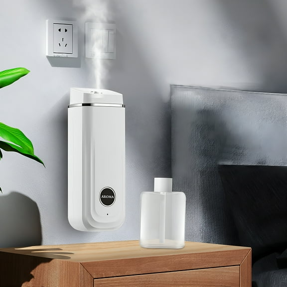 HIBIBUD 2026 New Rechargeable Aroma Diffuser - Three-Speed Adjustable Aroma Diffuser, Air Fresheners Machine, Wall Diffuser, Plug in Oil Diffusers, Car Diffuser, Essential Mist Starter Kit Diffuser