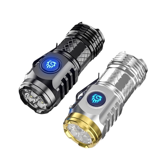 HIBIBUD 2026 New Rechargeable Flashlights,Ultra-Bright Light Flash Light High Lumens,Powerful Illumination Rechargeable Flashlight,Multicolor
