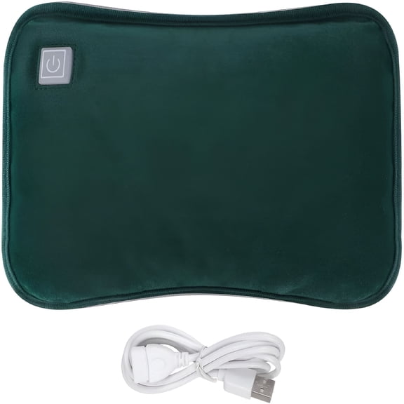 HIBIBUD 2026 New Rechargeable Hot Water Sack Portable Electric Usb Hot Water Bag with Plush Cover Winter Hand & Feet Warmer Hot Water Pouch for Menstrual Cramps Or Muscle Aches & Back Pains