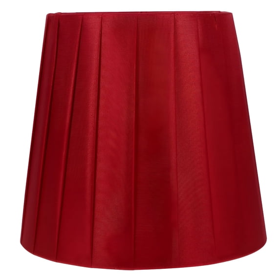 HIBIBUD 2026 New Red Lamp Shade for Table/Floor Lamps - Pleated Clip-On Decor Cover (Red) for Table Lamps, Floor Lamps, Home Decor, Lighting Accent, Bedroom, Living Room, Decorative Lighting.
