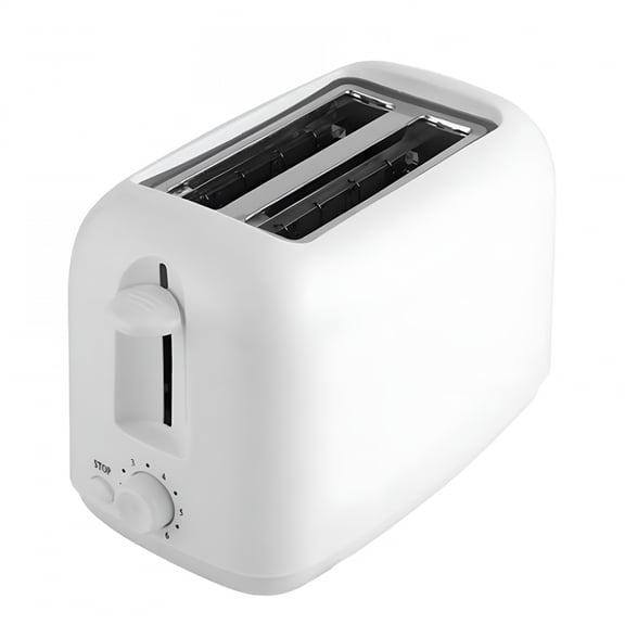 HIBIBUD 2026 New Retro Toaster 2 Slice with 6 Functions Stainless Steel Features Removable Crumb Tray Under Base Cord Storage for Home,Office,Kitchen White
