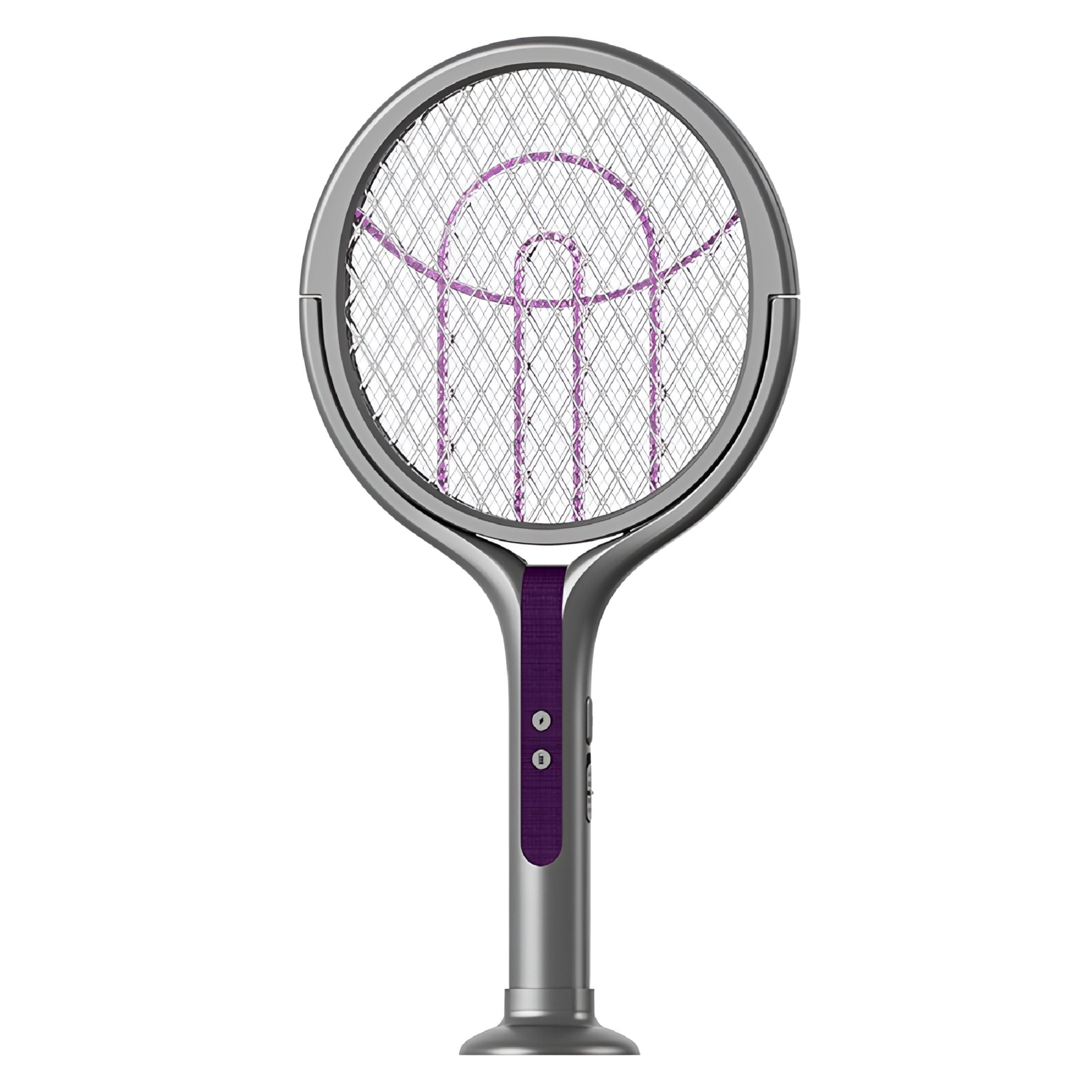 HIBIBUD 2026 New Rotating Head Bug Zapper Racket Electric Fly Swatter for Indoor (Short Type) for Homes, Kitchens, Offices, Living Rooms, Pest Control, Fly and Insect Removal.