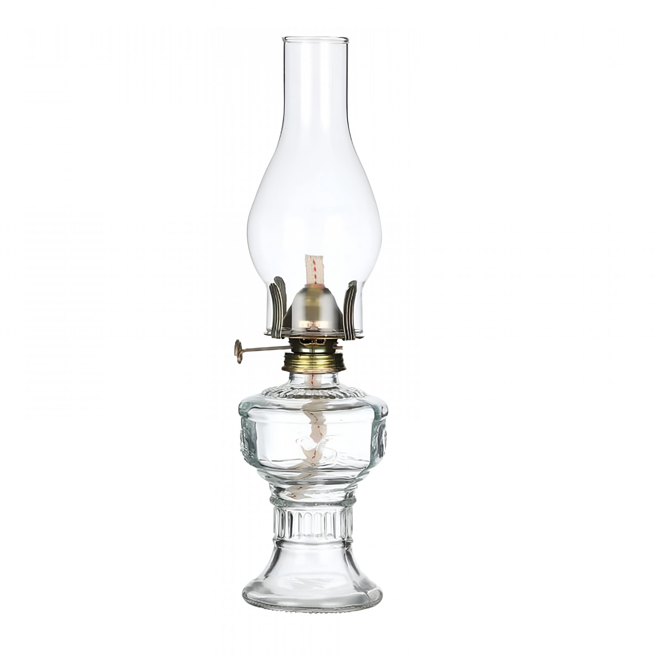 HIBIBUD 2026 New Rustic Oil Lamp Vintage Glass Coal Lamps for Indoor Use Home Decor Lighting Lantern,For Living Room,Bedroom,Patio,White Oil Lanterns for Indoor Use