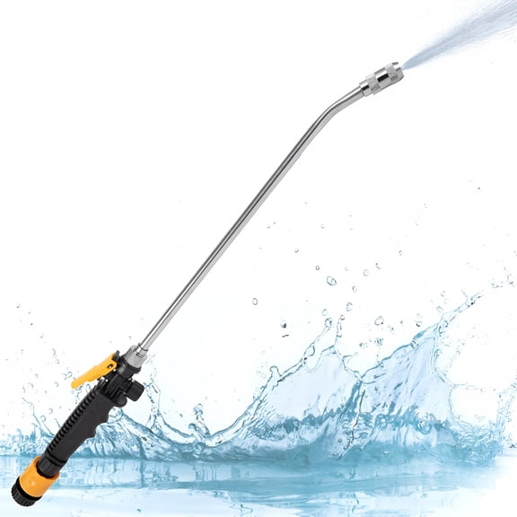 HIBIBUD RV Water Heater Tank Rinser, Stainless Steel Flush Wand