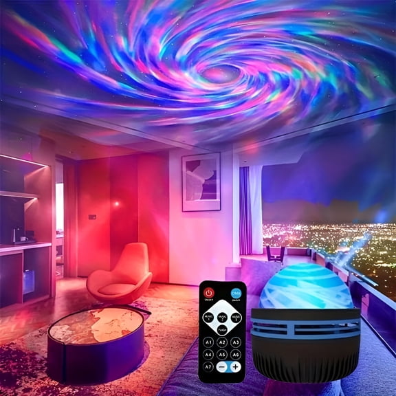 HIBIBUD 2026 New Starry Sky Projector,Led Night Light with Remote,Galaxy Projector with 7 Lighting Effects,For Camping,Wedding Decoration,Holiday Party,Valentine'S Day Gift