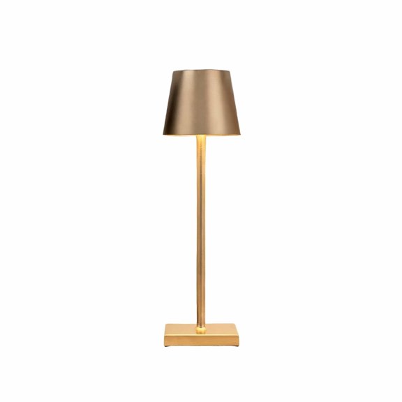 HIBIBUD 2026 New Table Light Eye Caring Soft Led Table Lamp Minimalist and Stylish Design Rechargeable Lamp Gold for Desks Nightstands Reading Office Study Rooms Relaxation Spaces