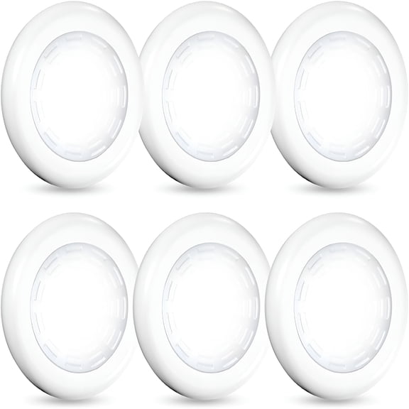 HIBIBUD 2026 New Tap Light Push Lights,6 Pack Portable Bright Led Puck Light Touch Light Night Lights Battery Operated Under Cabinet Lighting for Closet Kitchen Under Counter Classroom Indoor Outdoor