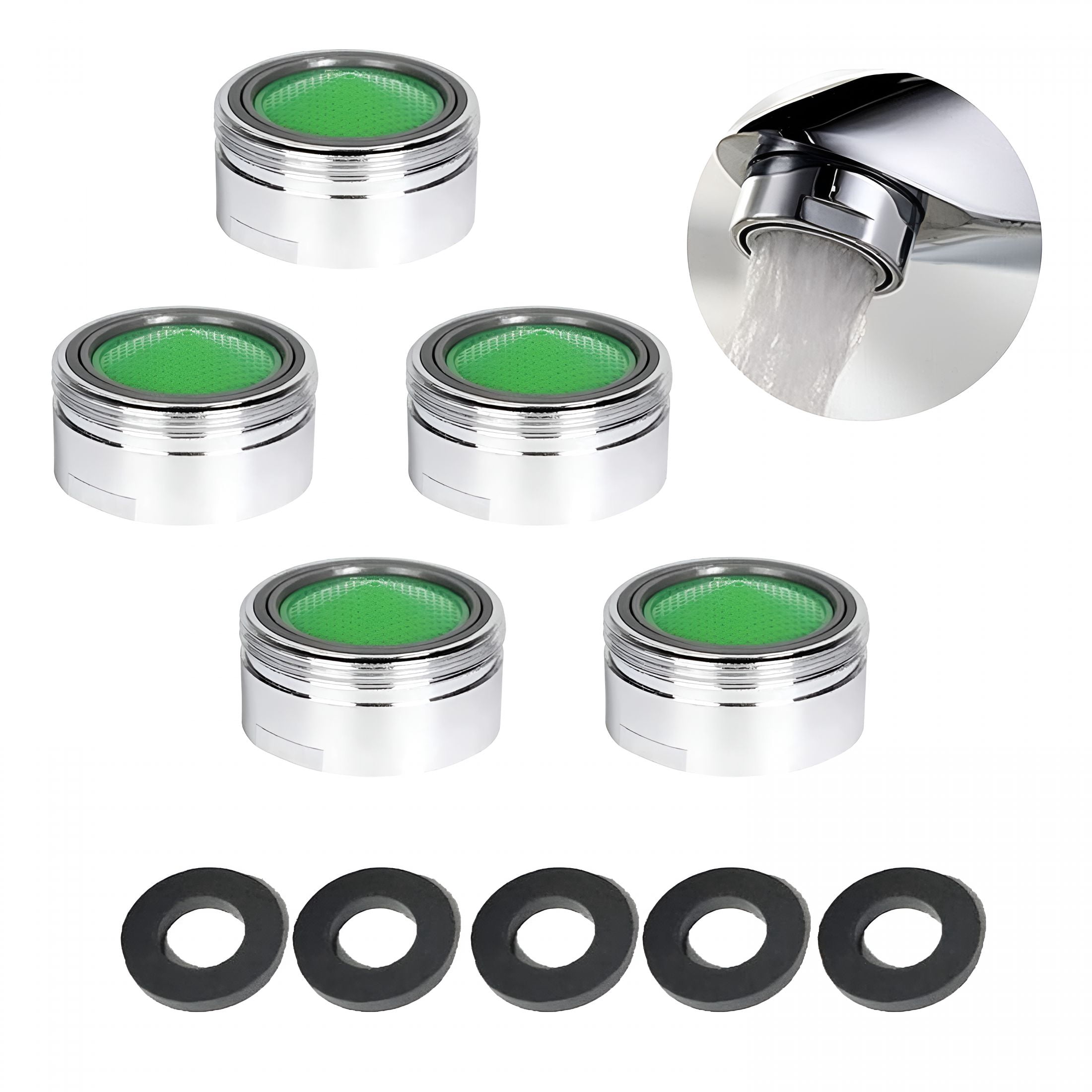 New Kitchen Diffusers HIBIBUD 2026 New Universal Water-Saving Faucet Diffusers with Gaskets 5 ...