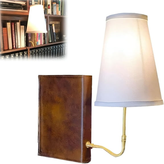 HIBIBUD 2026 New Vintage Book Design Table Lamp,Classic Literature Lamp Lights,Lamp Made Out of A Book,Literary Lamp for Home Office,Library,And Study