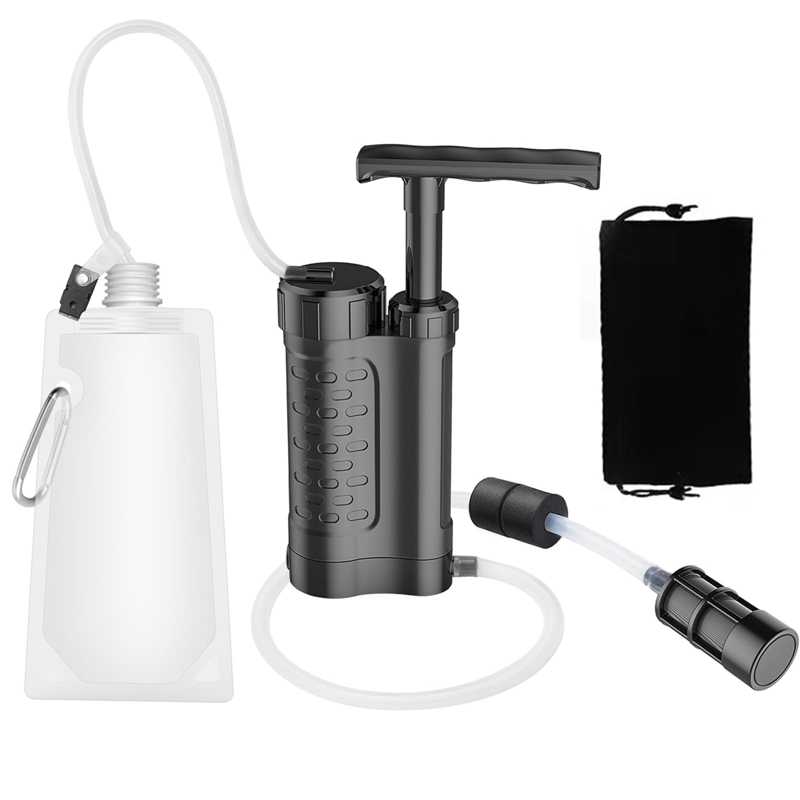 HIBIBUD 2026 New Water Filtration System, Essential Gear for Emergency Survival and Preparedness for Camping, Hiking, Backpacking, Disaster Kits, Bug Out Bags
