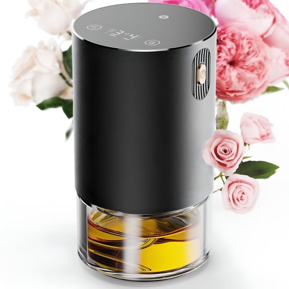 HIBIBUD 2026 New Waterless Essential Oil Diffuser Rechargeable Portable Waterless Diffuser for Home and Car,4 Mist Level and Timer Setting,Pure Scent