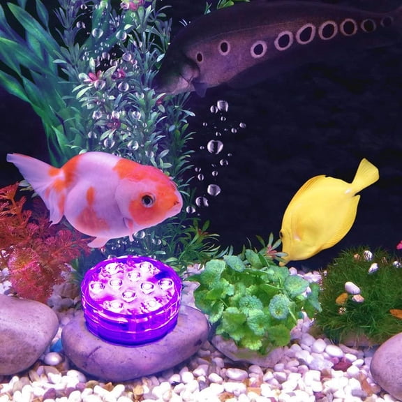 HIBIBUD 2026 Submersible Led Lights,Ip68 Waterproof Floating Pool Hot Tub Lights with Remote Control,16 Rgb Colors,Timer,Suction Cups,Battery Powered Underwater Lights for Spa,Pond,Vase Decor