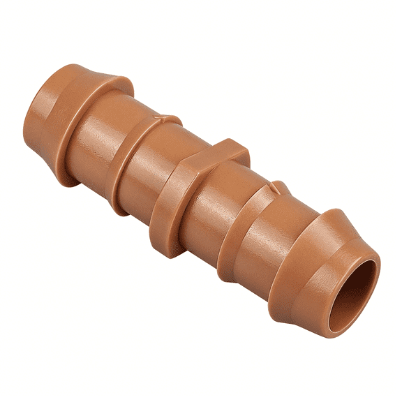 HIBIBUD 20Pieces Drip Irrigation Fittings Coupling Connectors for 1/2" Tubing,Drip Barbed Couplers for 1/2 Inch Irrigation Tubing(0.600" Id),Drip Line Couplings for Drip Sprinkler Garden Systems