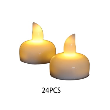 DARJEN 12Pcs Clear Votive Candle Holders - Round Glass