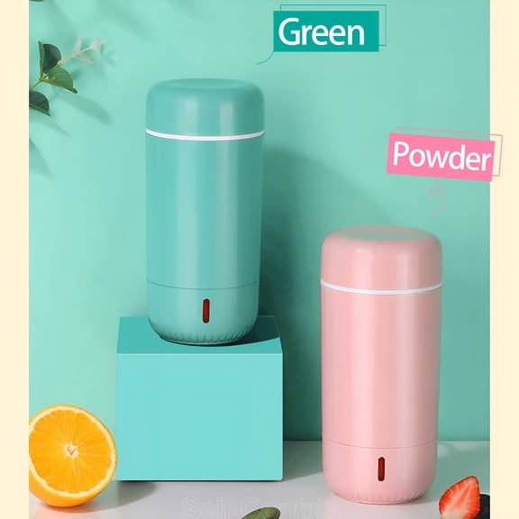 HIBIBUD 280ml Mini Yogurt MakerAutomatic Homemade Yogurt Machine with Glass Container,Portable for Kitchen&Travel,Fruit Infusion,Easy Clean (Green)